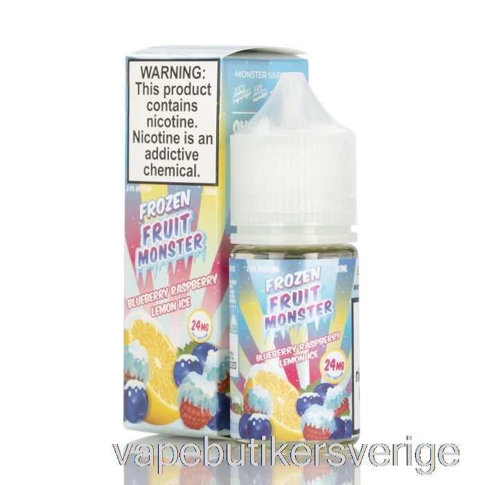Vape Sverige Is Blåbär Hallon Citron - Fryst Frukt Monster Salter - 30ml 48mg